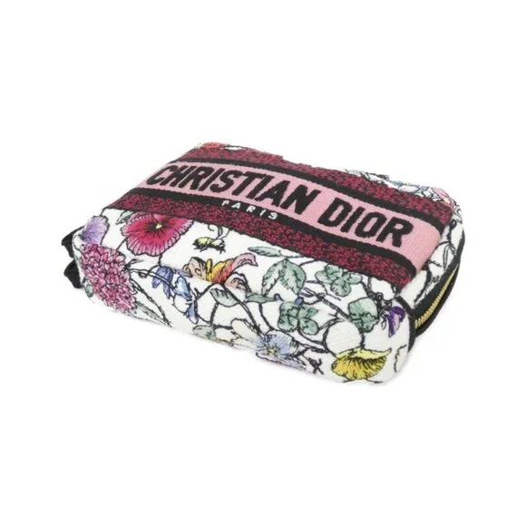 Dior Florilegio Pouch Canvas White - Picture 3 of 7